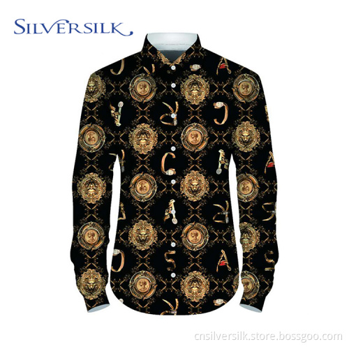 Custom design printed long sleeve shirt